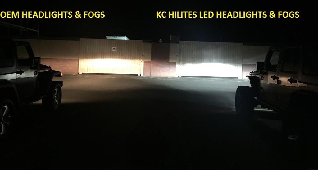 KC HiLiTES Street Legal Gravity LED Fog Lights The top